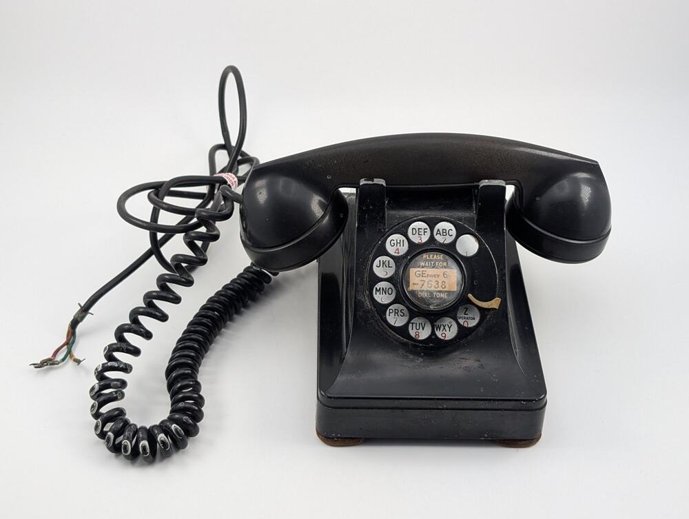 VTG Western Electric Bell System Rotary Desk Phone USA F1 1940s Era *UNTESTED*